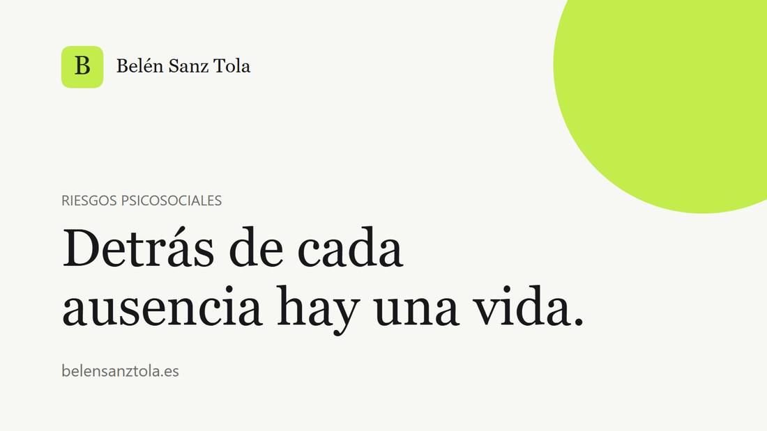 Título del artículo, detrás de cada ausencia hay una vida.