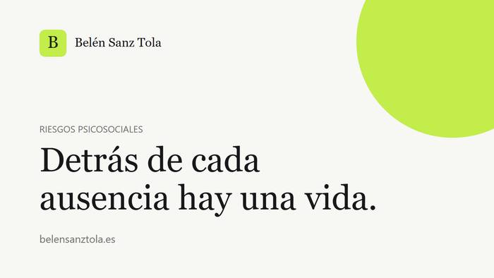 Título del artículo, detrás de cada ausencia hay una vida.